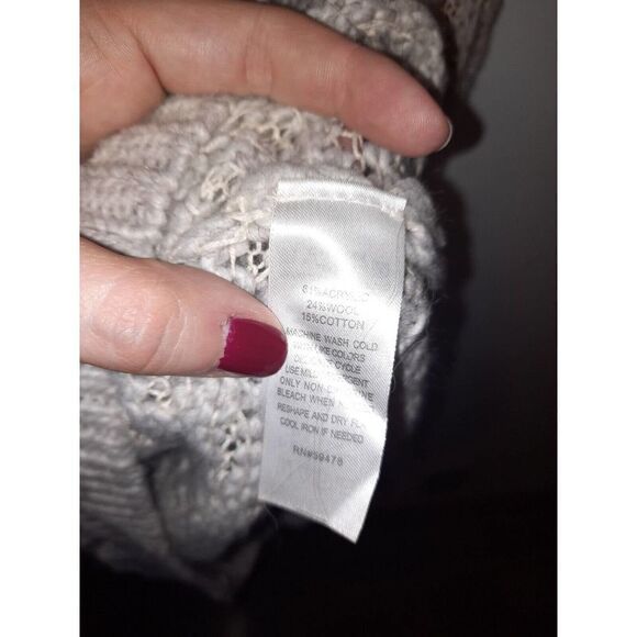 Between me and You Sweater Wool Blend Pullover Cream Sz S Anthropologie - Picture 3 of 4